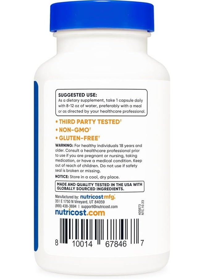 نوتريكوست، أبيجينين، 50 ملغ، 180 كبسولة - Image 5